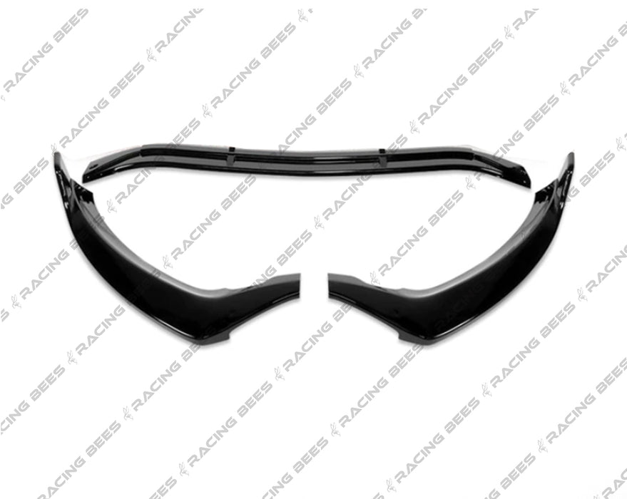 2015-2018 Mercedes-Benz C Class Sedan/Coupe Base Models BR Style Front Bumper Lip (BLACK)