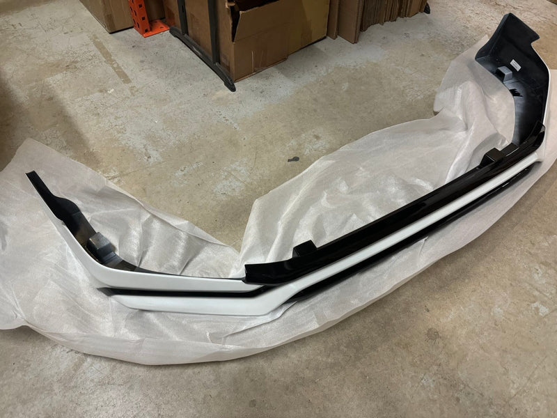 Defect/Damaged 2022-2024 Honda Civic Sedan Yofer Front Bumper Lip (WHITE)