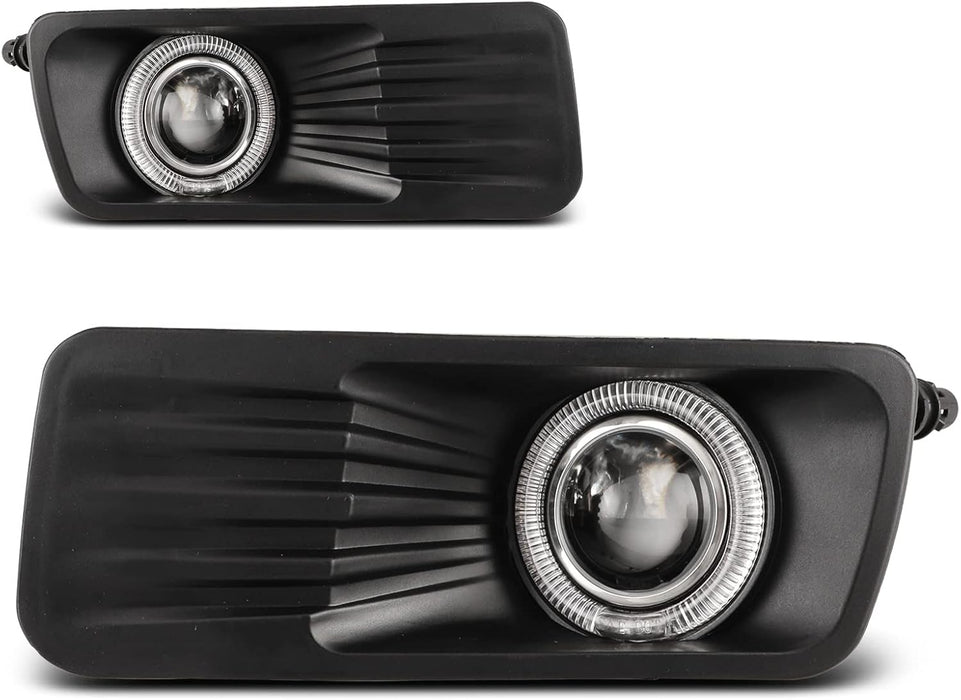 Fog Lights for Ford Explorer 2006-2010 Sport Trac 2007-2010 Replacement Lamps Assembly W/Halo