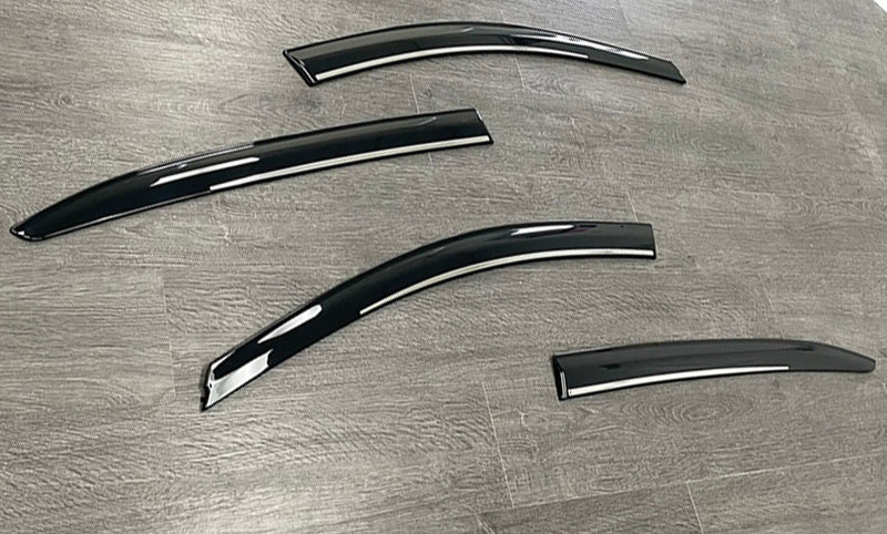 Window Visor for 2014-2018 Mazda 3, 4/5D Lower chrome Trim
