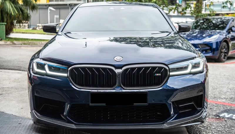 2021-2023 BMW F90 M5 CS Style Front Bumper Lip (Carbon Fiber)