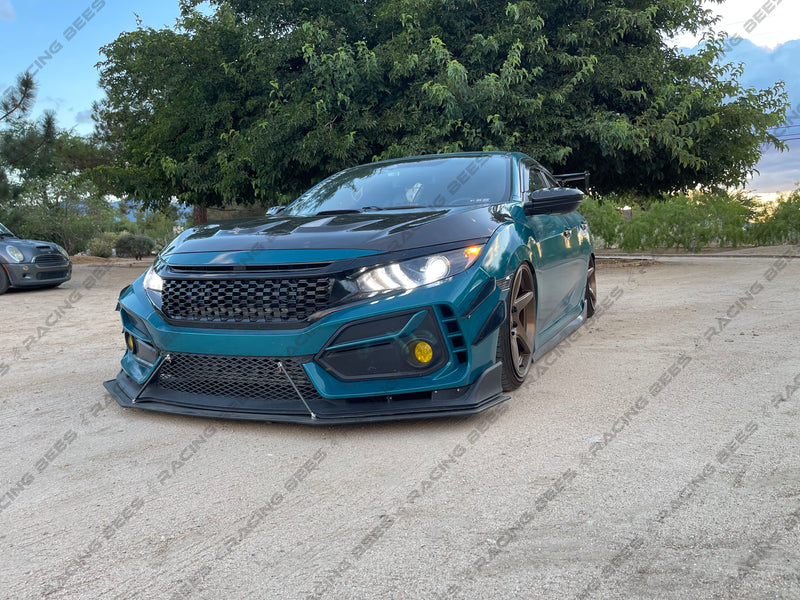 2016-2021 Honda Civic Coupe/Sedan/Hatchback Face-Lift Type R Style Front Bumper Conversion