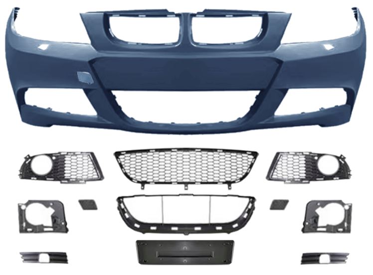 2006-2008 BMW E90 3-Series Pre-LCI M-Tech/Msport Front Bumper Conversion