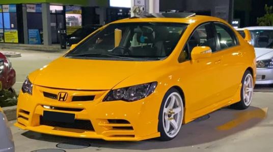 2006-2011 Acura CSX Sedan M&M Style Front Bumper Conversion