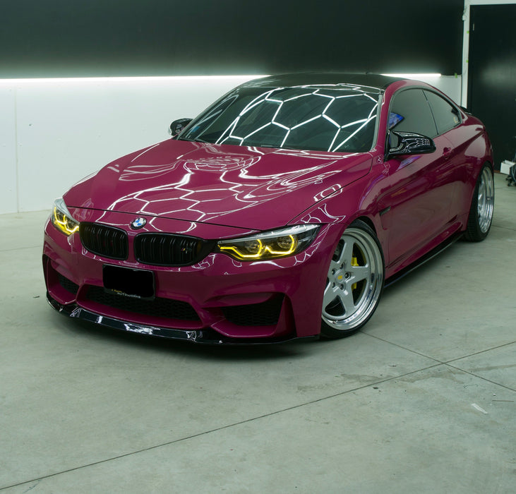 2015-2019 BMW F80/F82 M3/M4 CS Style Front Bumper Lip (Black)