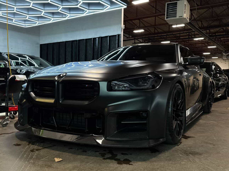 2023+ BMW G87 M2 MHC Style Front Lip (Carbon Fiber)