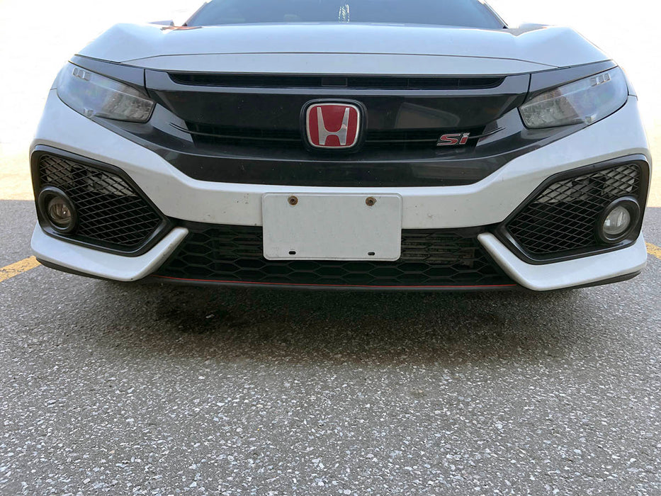 Fog Light Covers for 2016 2017 2018 2019 2020 Honda Civic Si FK7 only (Open Mesh)