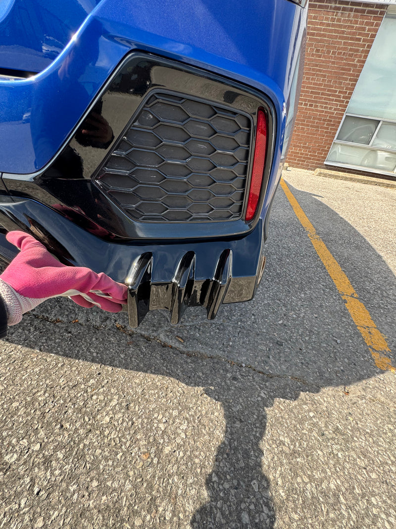 2017-2021 Honda Civic FK7 Hatchback Rear Diffuser M Style