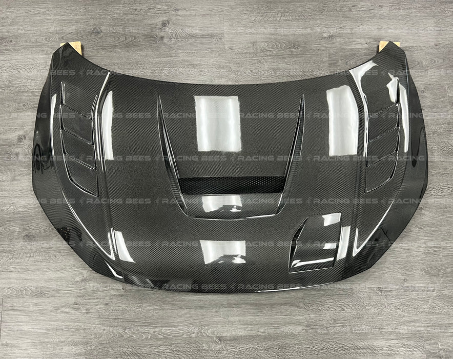 2017-2021 Honda Civic FK8 Type-R JS Style Hood (Carbon fiber)