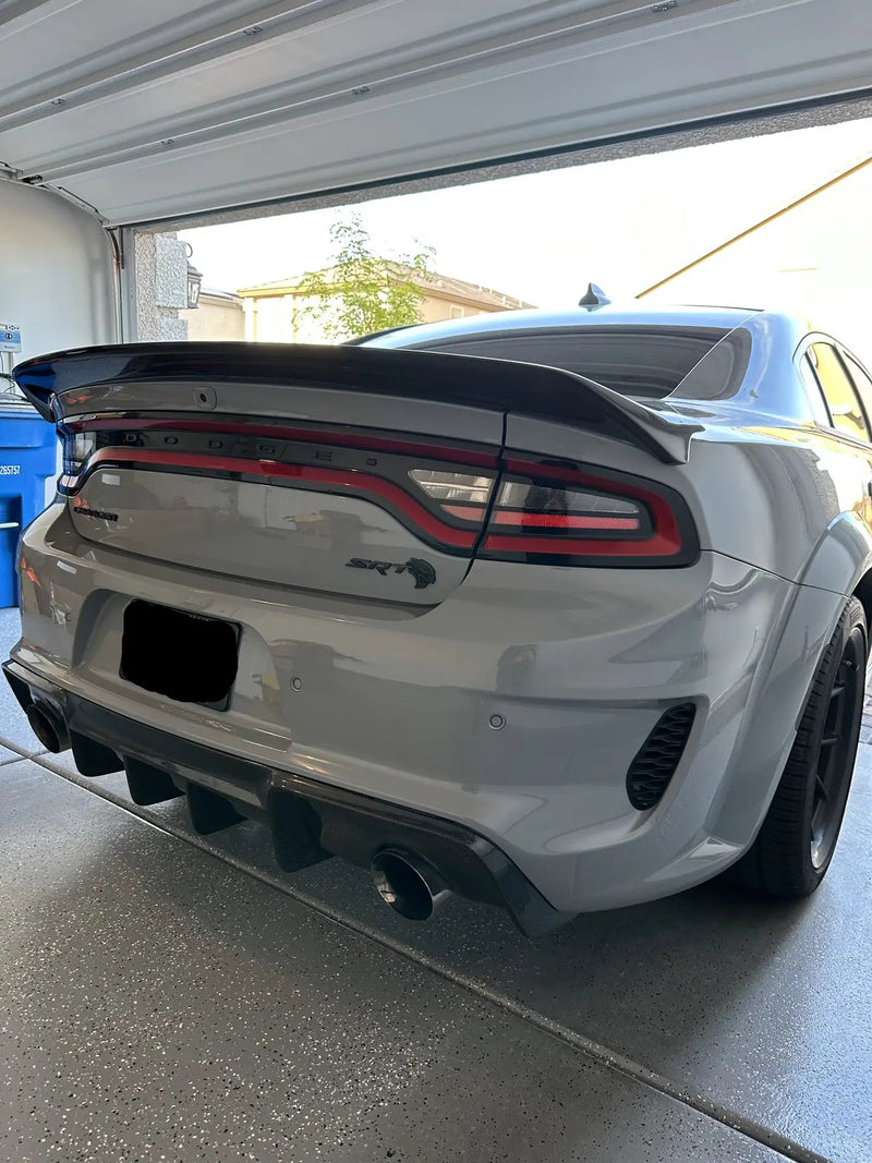 2015-2024 Dodge Charger Redeye Style Trunk Spoiler (Black)
