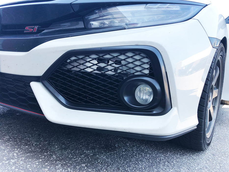 Fog Light Covers for 2016 2017 2018 2019 2020 Honda Civic Si FK7 only (Open Mesh)