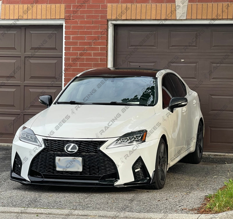 2006-2013 LEXUS Front Bumper Lip for 4IS F-Sport Front Bumper Conversion FS Style (BLACK)