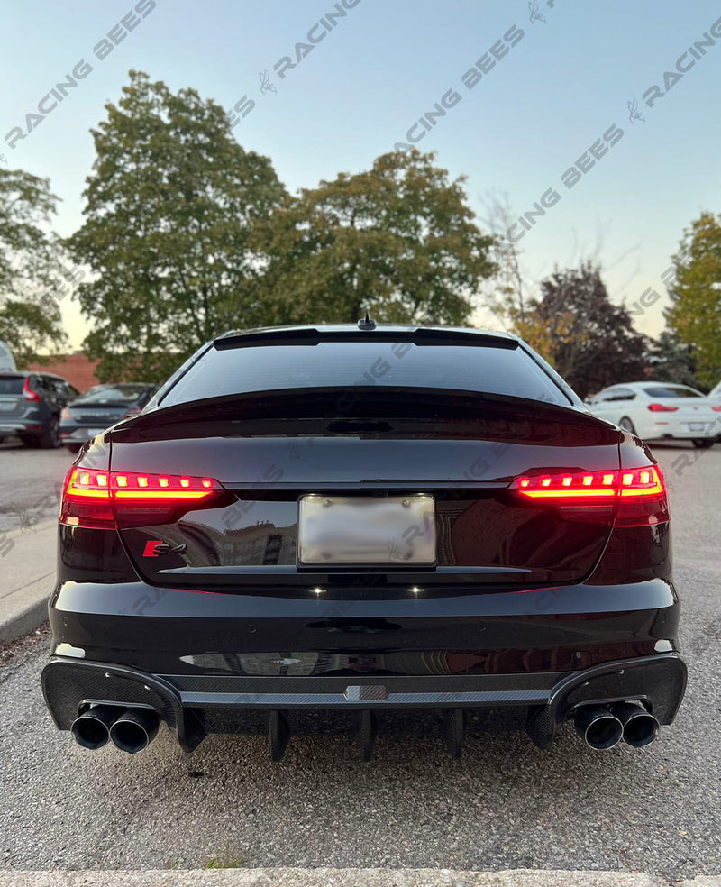 2020+ Audi B9.5 A4 S-Line/S4 BK Style Rear Diffuser (Carbon Fiber)