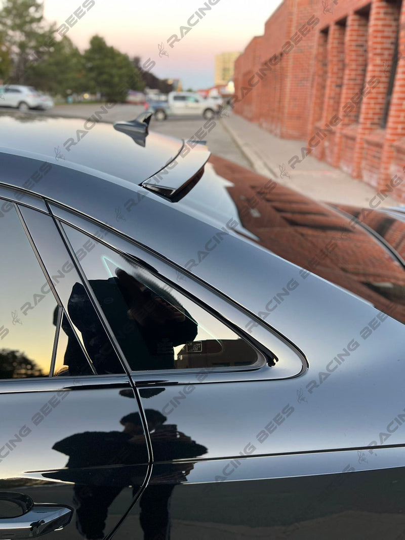 2017-2022 Audi A4/S4 B9/B9.5 Rear Roof Spoiler P1 Style (Black)