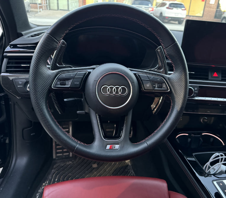 2020+ Audi Paddle Shifter Extensions (Carbon Fiber)