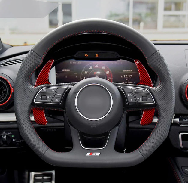 2017-2019 Audi Paddle Shifter Extensions (Carbon Fiber)