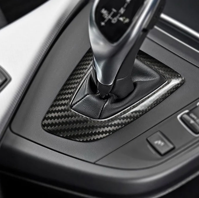 BMW Carbon Fiber Gear Shift Console Cover for BMW F Series (Carbon Fiber)