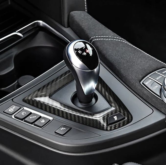 BMW Carbon Fiber Gear Shift Console Cover for BMW M3 M4 (Carbon Fiber)