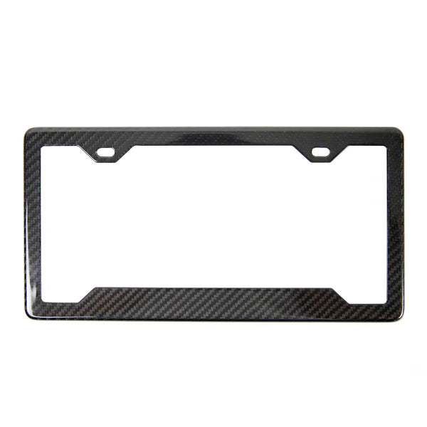 Car Concave License Plate Frame (Carbon Fiber)
