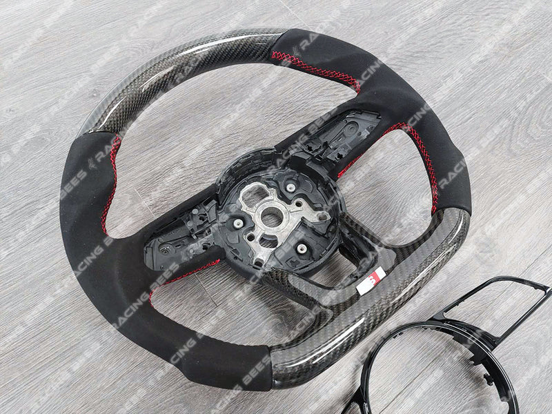 2017+ AUDI B9 A3/A4/A5 S-LINE,S3/S4/S5/RS3/RS5 Steering Wheel (Carbon Fiber)