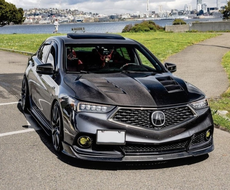 2018-2020 Acura TLX AMS Style Hood (Carbon Fiber)