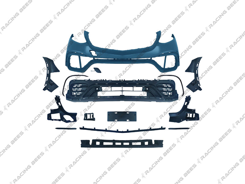 2016-2019 Mercedes-Benz GLC Class SUV 63 Style Front Bumper Conversion