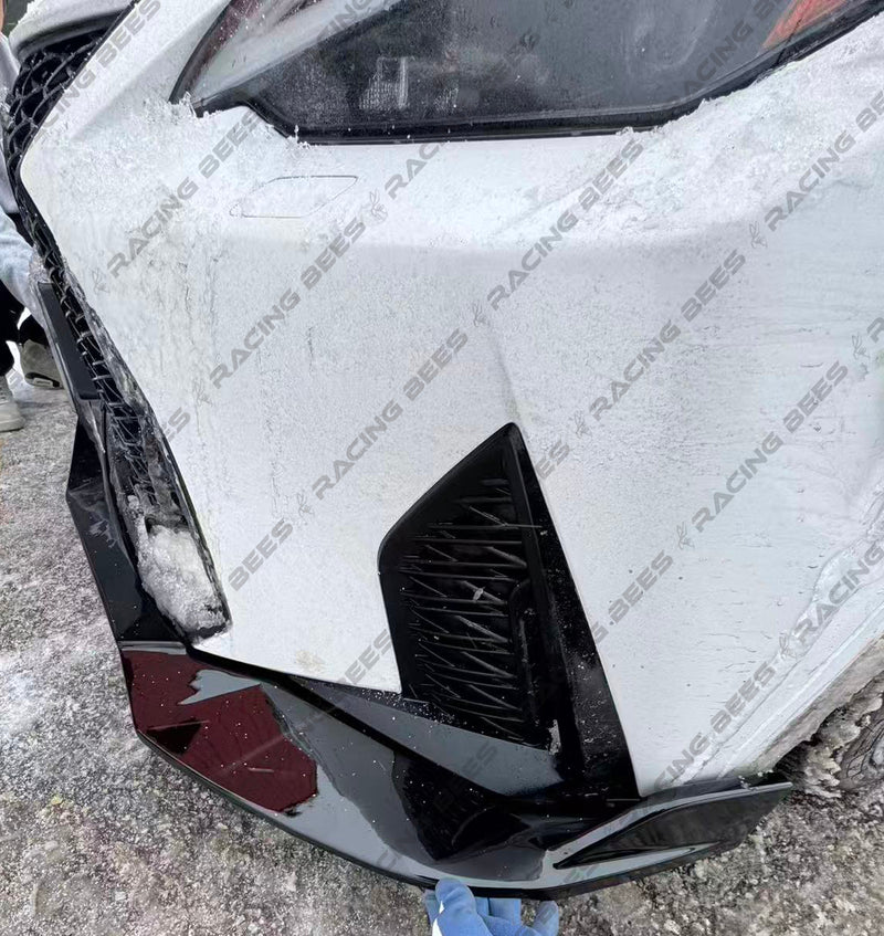 2021-2025 Lexus IS300 IS350 TM2 Style Front Bumper Lip (BLACK)