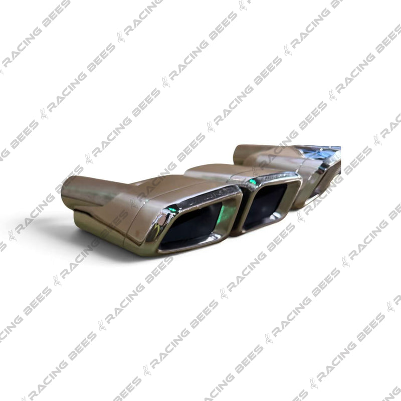 Mercedes-Benz W204 C-CLASS / W212 E-CLASS Universal fit Black Series AMG Style Quad Tips (One Pair)