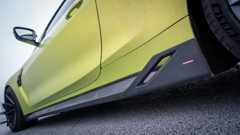 2021+ BMW G82/G83 M4 AE Design Side Skirts (Carbon Fiber) *Special Order Only*