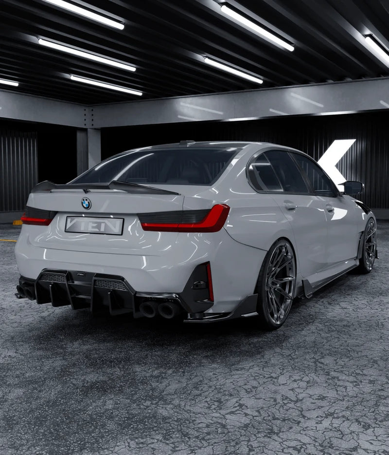 2023+ BMW G20 3 Series VT2 Style Rear Diffuser (Quad Outlet)
