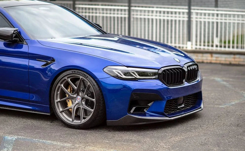 2021-2023 BMW F90 M5 CS Style Front Bumper Lip (Carbon Fiber)