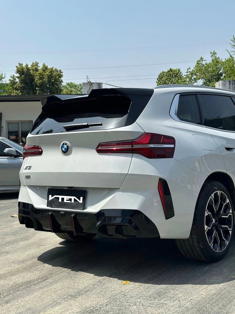 2025-2026 BMW G45 X3 V Style Rear Diffuser (Black)