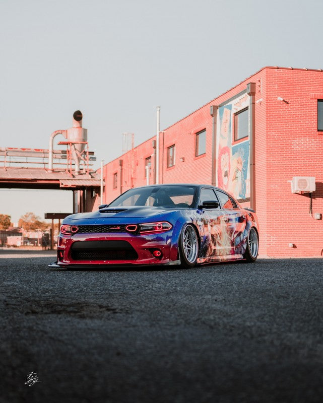 2015-2024 Dodge Charger SRT HELLCAT Demon Style Widebody Fender Flares + Front Lip