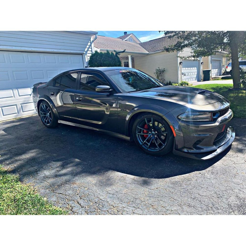2015-2024 Dodge Charger SRT HELLCAT Demon Style Widebody Fender Flares + Front Lip