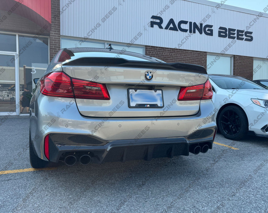 2018-2023 BMW F90 M5 3D Style Rear Bumper Diffuser (Carbon Fiber)