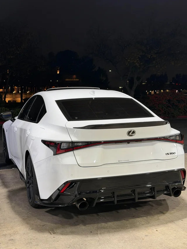 2021+ Lexus IS300/350/500 High Kick Style Trunk Spoiler (BLACK)