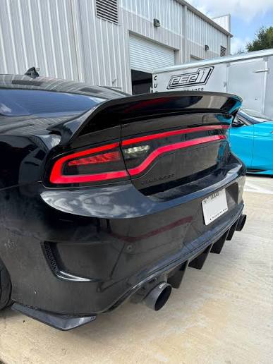 2015-2024 Dodge Charger Redeye Style Trunk Spoiler (Black)