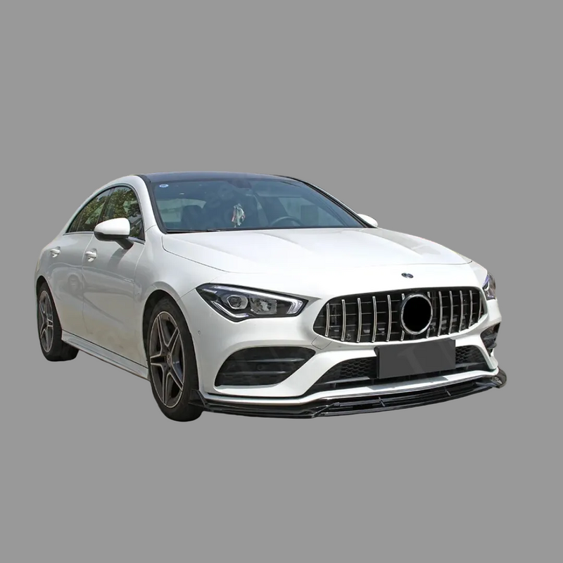 2020-2023 Mercedes-Benz CLA Class MX Style Front Bumper Lip (Black)