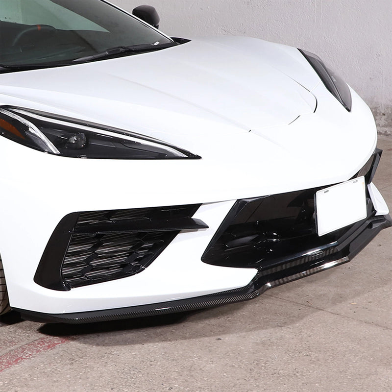 2020-2023 Chevrolet Corvette OE Style Front Bumper Lip (Carbon Fiber)