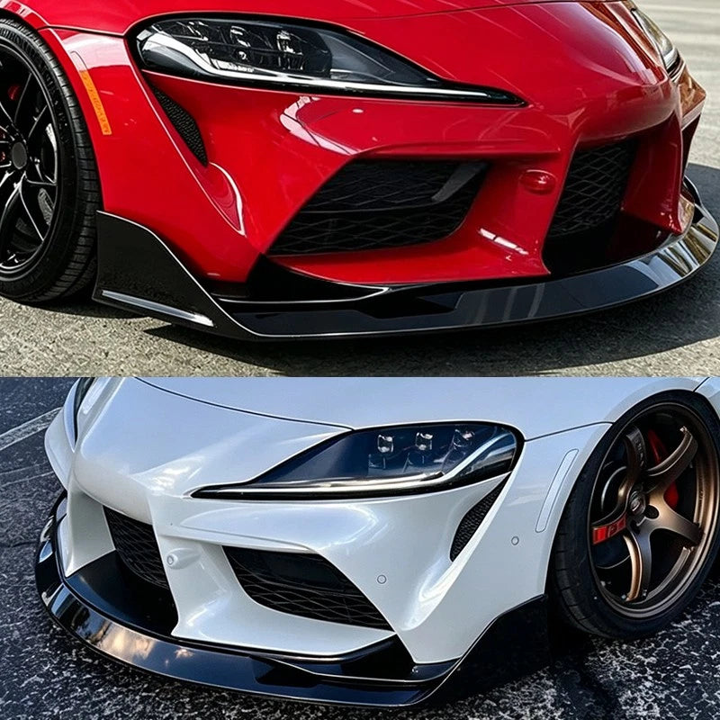 2020+ Toyota Supra A90/A91 AG Style Front Bumper Lip (Black)