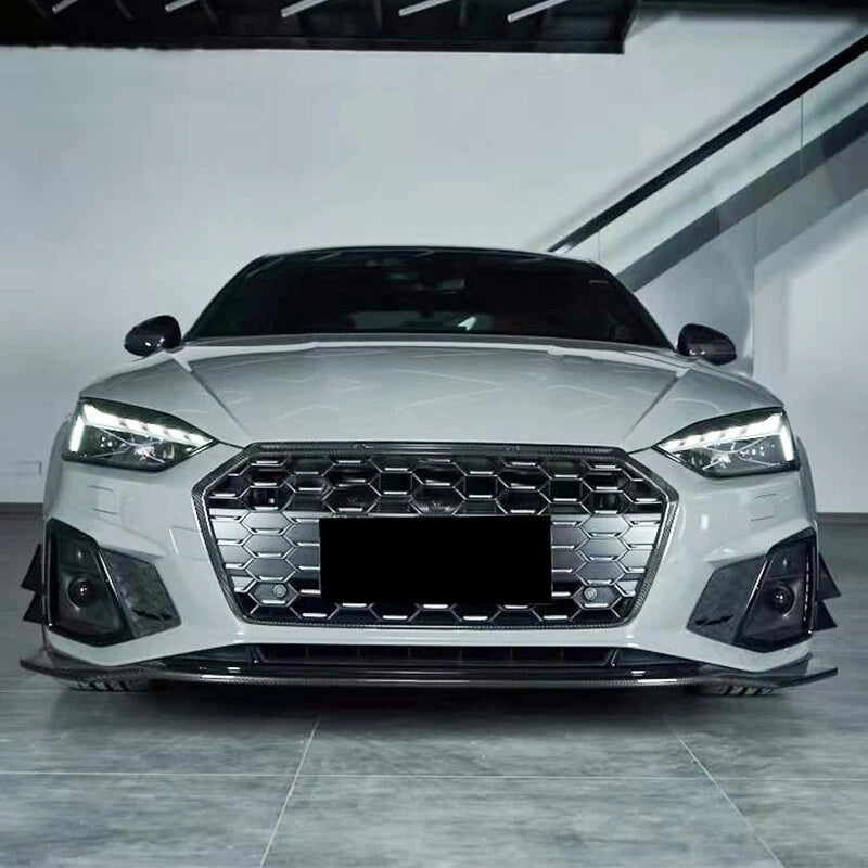 2021+ Audi B9.5 A5 S-Line/S5 RS Style Front Bumper Lip (Carbon Fiber)