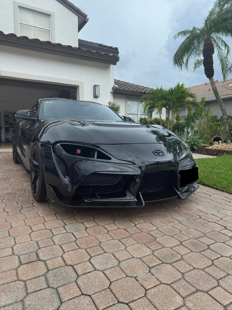 2020+ Toyota Supra A90/A91 AD Style Front Bumper Lip (Black)