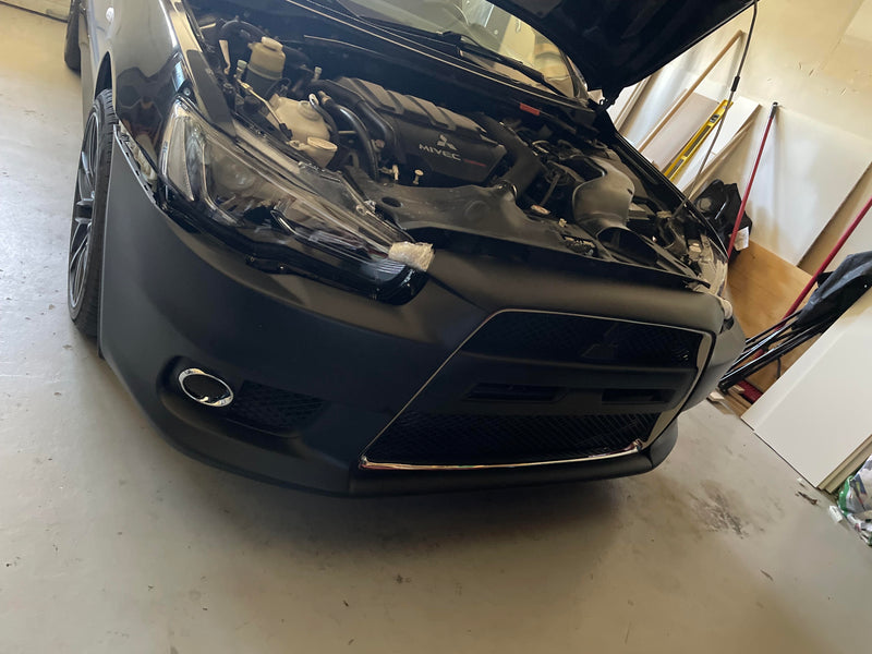 2008-2017 Mitsubishi Lancer EVO Style Front Bumper Conversion