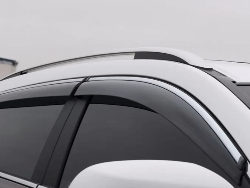 Chrome Trim Window Visor for 2020-2025 Mazda CX30