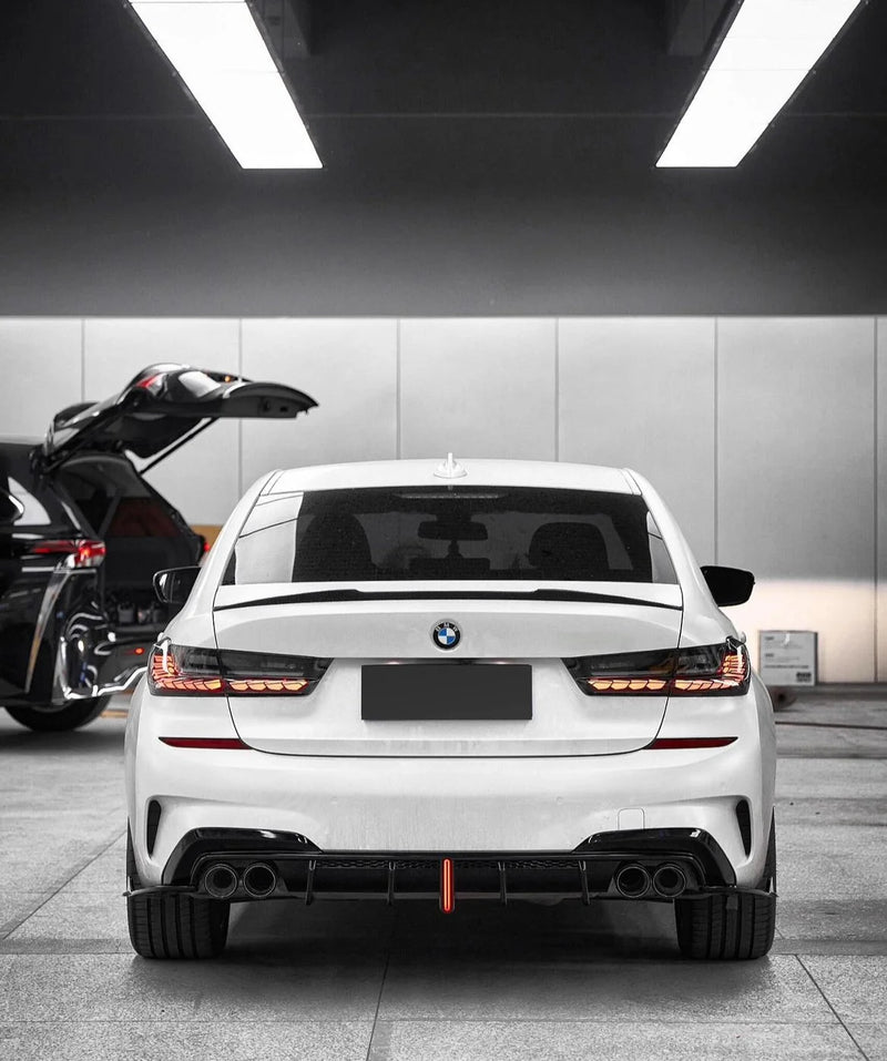 2019-2022 BMW G20 3 Series VT Style Rear Diffuser (Quad Outlet)