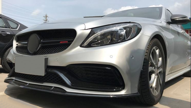 2015-2021 Mercedes-Benz C Class Sedan AMG C63 Face-Lift Style Front Bumper Conversion