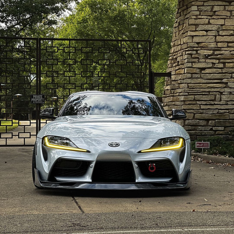 2020+ Toyota Supra A90/A91 AG Style Front Bumper Lip (Black)