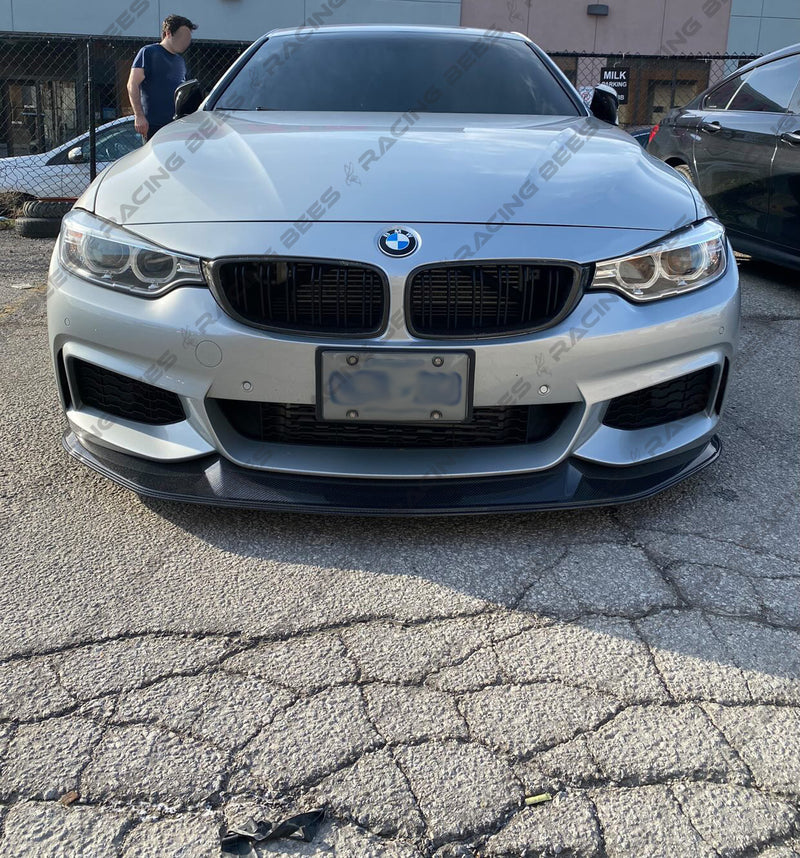 2014-2019 BMW F32/F33/F36 4 Series JS Style Front Bumper Lip (Carbon Fiber)