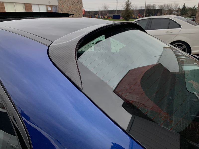 2015-2021 Mercedes-Benz C Class Sedan OEM Style Rear Roof Spoiler (Carbon Fiber)
