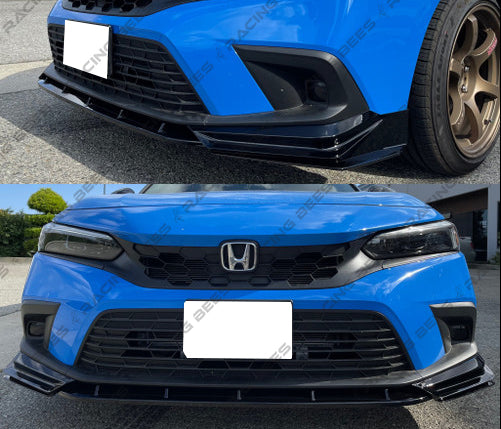 2022+ Honda Civic Sedan AR Style Front Bumper Lip (Black)